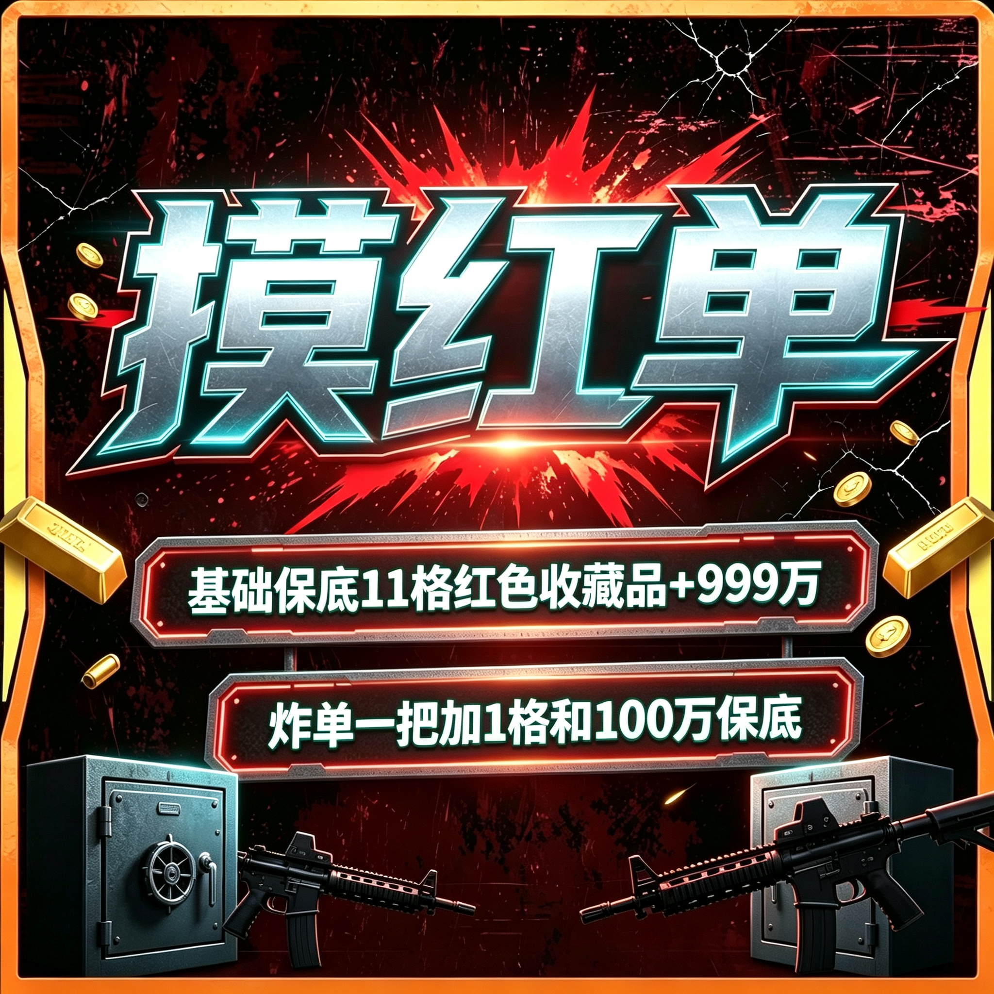 基础保底11格红十999w